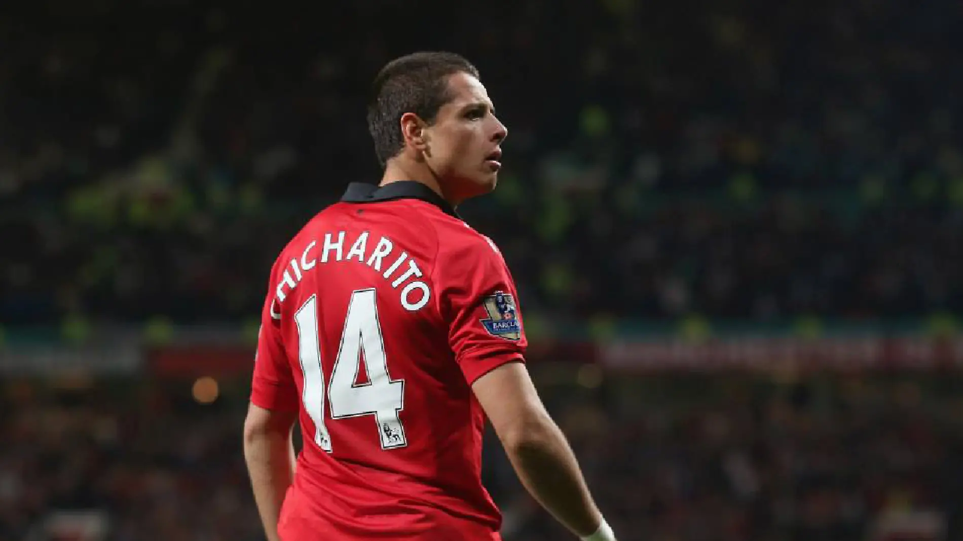 Chicharito Hernández con el Manchester United